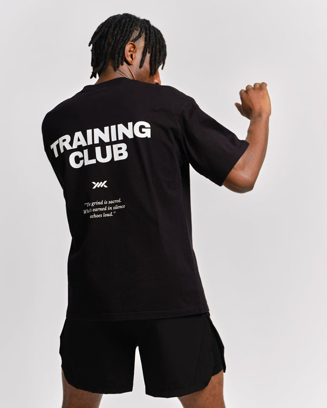 Caged T-Shirt Training Club – Černé