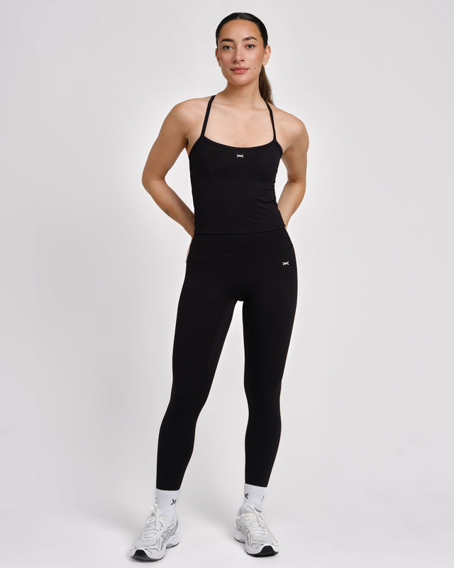Caged Aspire Tank Top – Černé