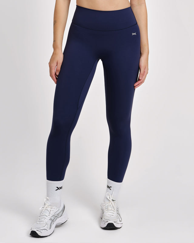 Caged Aspire Leggings – Marinblå