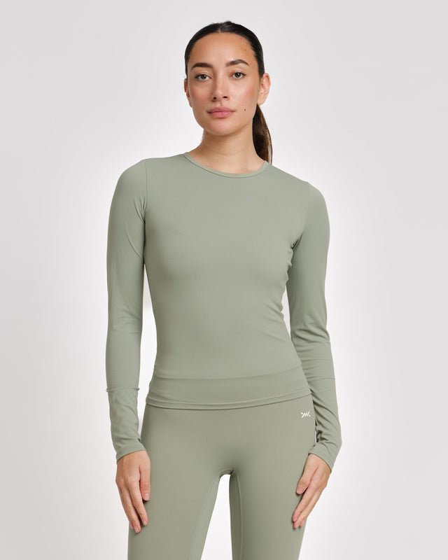 Caged Aspire Long Sleeves – Sage Green