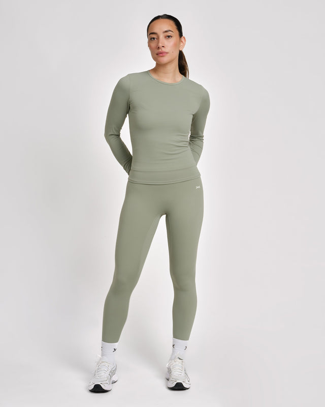Caged Aspire Long Sleeves – Sage Green