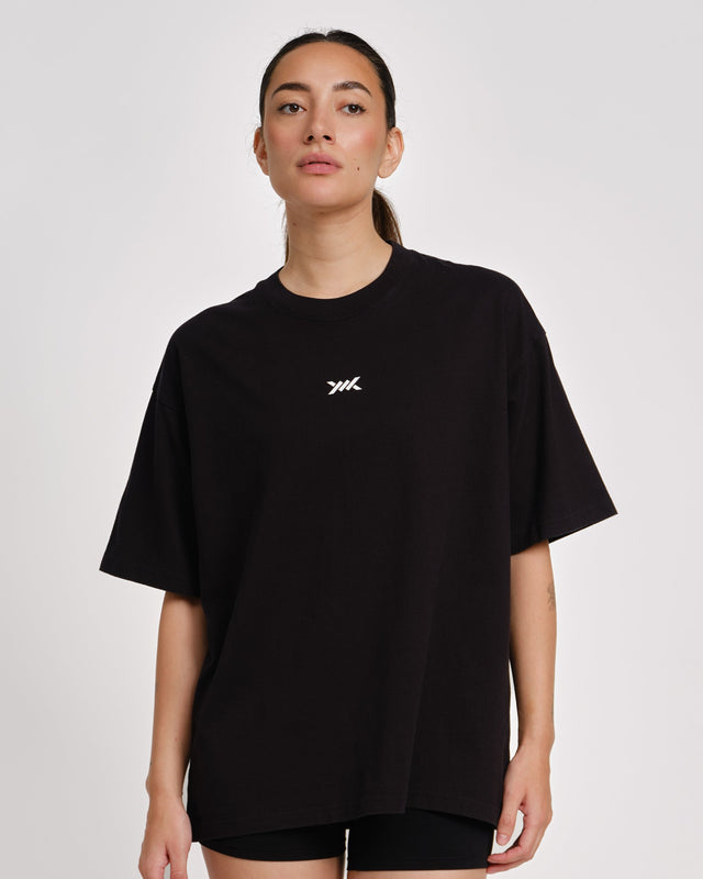 Caged T-Shirt 'CBU' – Černé