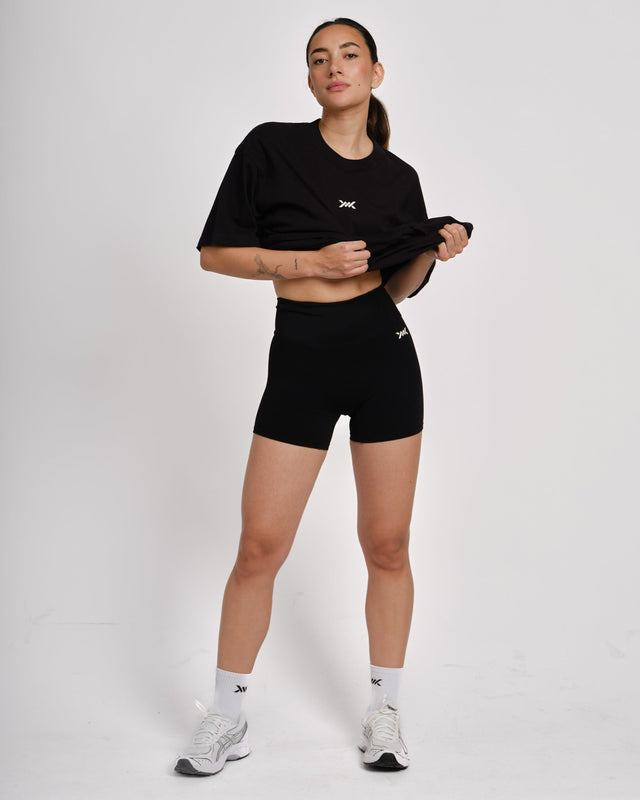 Caged T-Shirt 'CBU' – Černé