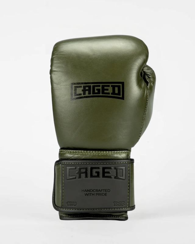 Gants de boxe Caged X Series – Kaki/Noir