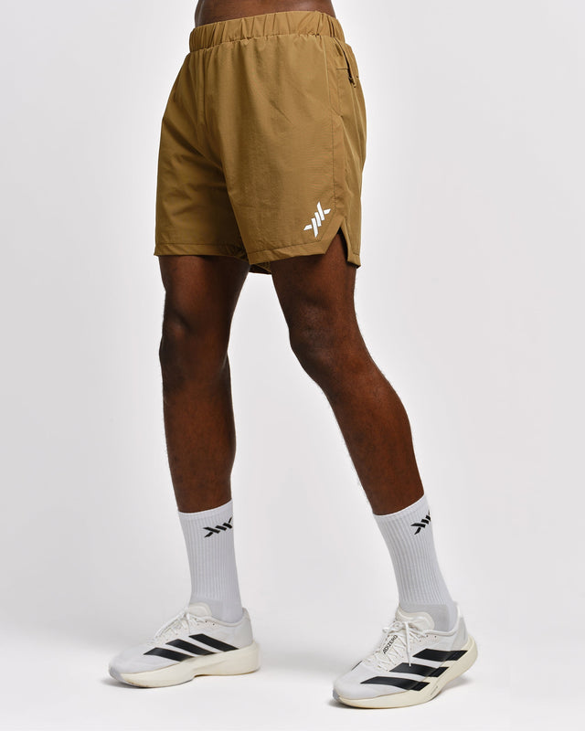 Caged Stride 2-in-1 Løbeshorts - Olivengrøn