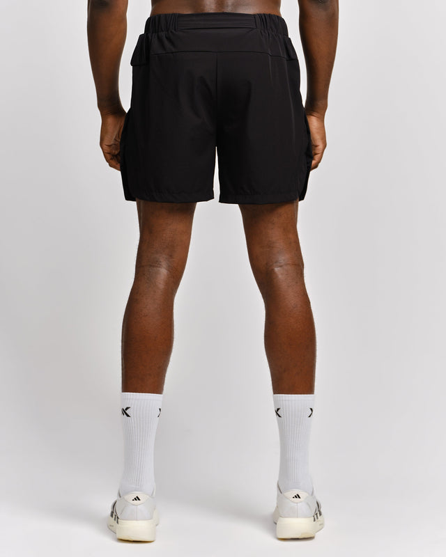 Shorts de course Caged 2-en-1 Stride – Noir