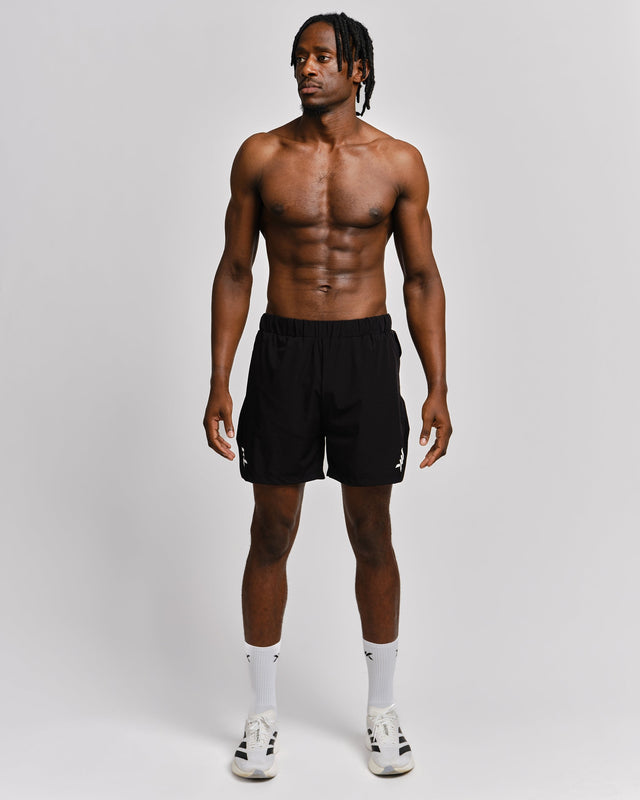 Shorts de course Caged 2-en-1 Stride – Noir