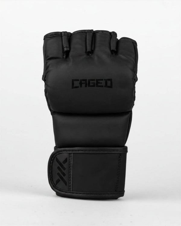 Mănuși MMA Caged Shadow - Negru mat
